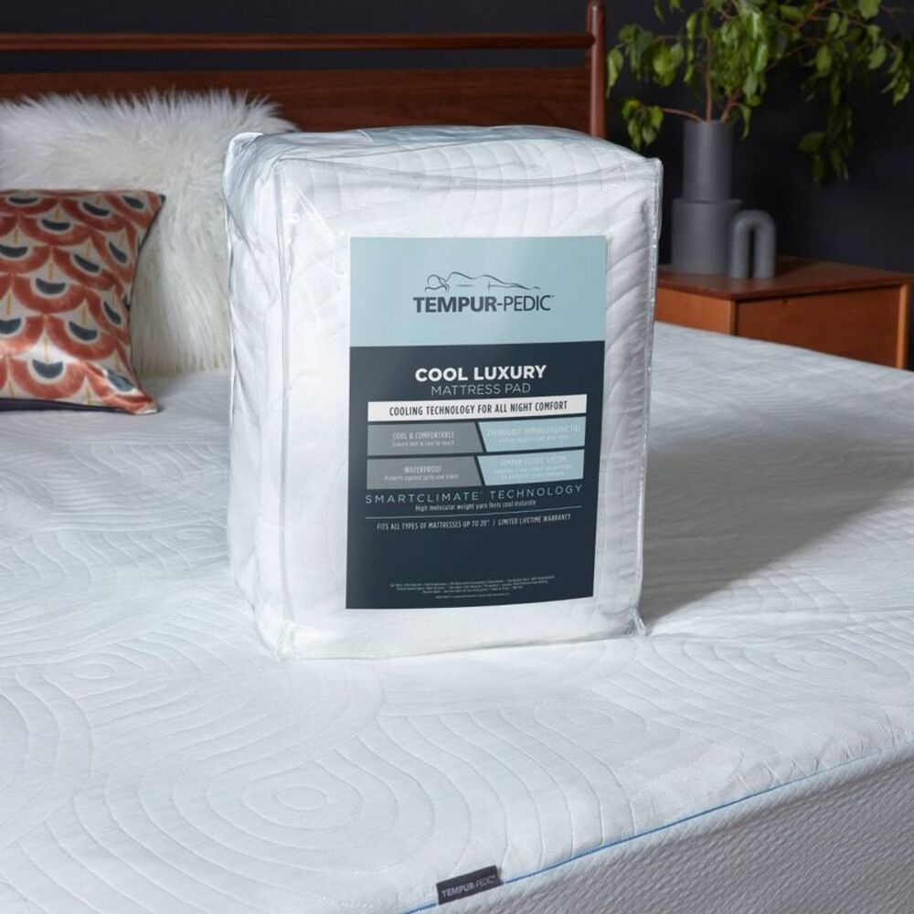 Tempur-Pedic -  Queen Cool Luxury Quilted Waterproof  White